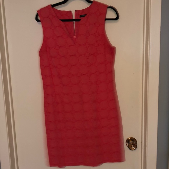 Coral coloured shift dress - Picture 1 of 4